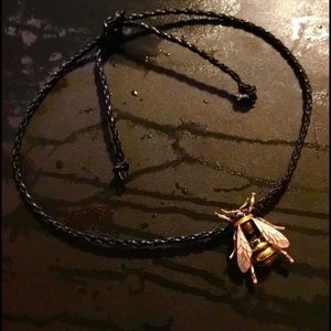 Artisan Enamel & Braided Cord Necklace